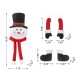 Glitzhome 20"H Christmas Fabric Snowman Ornament