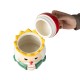 Glitzhome 3 Piece Dolomite Christmas Nutcracker Cookie Jar Set