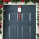 Glitzhome 14"H Set of 3 Christmas Metal Elf, Snowman & Santa Wreath Hanger