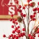 Glitzhome 36"H Christmas Lighted Berry and Pine Cone Urn Porch Tree, 20 Warm White Lights with timer