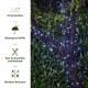 Glitzhome 38.5ft. Set of 2 Solar String Light with 100 Lights (KD)