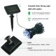 Glitzhome 72 ft. Set of 2 Solar String Light with 200 LED Lights (KD)