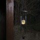 Glitzhome 32"H Set of 2 Solar Powered Windchime with Crackle Bulb