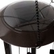 Glitzhome 32"H Set of 2 Solar Powered Windchime with Crackle Bulb