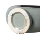 Glitzhome Set of 2 Modern Two-tone Color with Circle Hollow Ceramic Table Vases