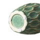 Glitzhome Set of 2 Modern Geometric Green Ceramic Table Vases