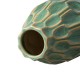 Glitzhome Set of 2 Modern Geometric Green Ceramic Table Vases