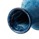 Glitzhome Set of 2 Modern Brilliant Blue Chevron Ceramic Table Vases