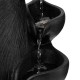 Glitzhome 39.75"H 5-Tiered Modern Abstract Women Sculpture Polyresin Outdoor Fountain with Pump and LED Light (KD)