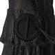 Glitzhome 39.75"H 5-Tiered Modern Abstract Women Sculpture Polyresin Outdoor Fountain with Pump and LED Light (KD)