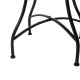 Glitzhome 28"H Outdoor Metal Folding Green Bistro Table with Ceramic Tile Top (KD)