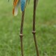 Glitzhome 39.25"H Metal Standing Crane  Garden Statue with Stakes  (KD)