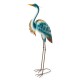 Glitzhome 39.25"H Metal Standing Crane  Garden Statue with Stakes  (KD)