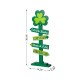 Glitzhome 36"H St. Patrick's Wood Shamrock Word Sign Porch Decor(KD)