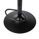 Glitzhome Mid-Century Modern Brown Leatherette Gaslift Adjustable Swivel Bar Stool