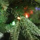 Glitzhome 15ft Pre-Lit Green Slim Fir Artificial Christmas Tree with 1500 Warm White/Multi-color LED Lights, 9 Function, w/Remote Control, Simple Setup