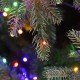 Glitzhome 9ft Pre-Lit Green Full Fir Artificial Christmas Tree with 2000 Warm White/Multi-color Horse Race LED Lights, 9 Function w/Foot Pedal and Remote Control, Simple Setup