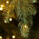 Glitzhome 7.5ft Pre-Lit Green Full Fir Artificial Christmas Tree with 1800 Warm White/Multi-color Horse Race LED Lights, 9 Function w/Foot Pedal and Remote Control, Simple Setup