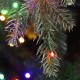 Glitzhome 9ft Pre-Lit Green Full Fir Artificial Christmas Tree with 2450 Warm White/Multi-color Horse Race LED Lights, 9 Function w/Foot Pedal and Remote Control, Simple Setup