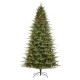 Glitzhome 9ft Pre-Lit Green Full Fir Artificial Christmas Tree with 2450 Warm White/Multi-color Horse Race LED Lights, 9 Function w/Foot Pedal and Remote Control, Simple Setup