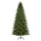Glitzhome 11ft Pre-Lit Green Full Fir Artificial Christmas Tree with 3200 Warm White/Multi-color Horse Race LED Lights, 9 Function w/Foot Pedal and Remote Control, Simple Setup