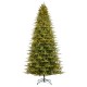 Glitzhome 11ft Pre-Lit Green Full Fir Artificial Christmas Tree with 3200 Warm White/Multi-color Horse Race LED Lights, 9 Function w/Foot Pedal and Remote Control, Simple Setup