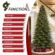 Glitzhome 11ft Pre-Lit Green Full Fir Artificial Christmas Tree with 3200 Warm White/Multi-color Horse Race LED Lights, 9 Function w/Foot Pedal and Remote Control, Simple Setup