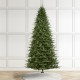 Glitzhome 11ft Pre-Lit Green Full Fir Artificial Christmas Tree with 3200 Warm White/Multi-color Horse Race LED Lights, 9 Function w/Foot Pedal and Remote Control, Simple Setup