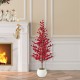 Glitzhome 41"H  Christmas berry  Porch Tree