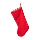 Glitzhome 21"L Hooked Stocking, Dinosaur