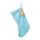 Glitzhome 21"L Hooked Gingerbread House Stocking with Complimentary Gingerbread Man Ornament