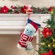 Glitzhome 21"L Hooked Stocking, Yeti