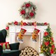 Glitzhome 21"L Hooked Stocking, Gingerbread Man