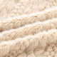 Glitzhome Set of 2  Milk Coffee Brown Twisted Faux Marten Fur Christmas Stocking with Bow & a 60"D tree skirt