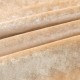 Glitzhome Set of 2  Milk Coffee Brown Twisted Faux Marten Fur Christmas Stocking with Bow & a 60"D tree skirt