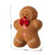 Glitzhome 15"H Christmas Gingerbread Man Shaped Pillow
