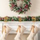 Glitzhome Set of 3 Christmas Resin Tree and Reindeer Stocking Holder