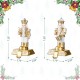 Glitzhome Set of 2 Christmas Resin Nutcracker Stocking Holder