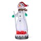 Glitzhome 20FT Giant DISCO Lighted Inflatable Skiing Snowman