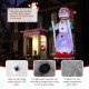 Glitzhome 20FT Giant DISCO Lighted Inflatable Skiing Snowman