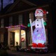 Glitzhome 20FT Giant DISCO Lighted Inflatable Skiing Snowman
