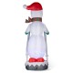 Glitzhome 20FT Giant DISCO Lighted Inflatable Skiing Snowman