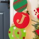 Glitzhome 41.75"H Fall and Christmas Double Sided Wooden Pumpkin and Ornament Porch Sign