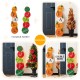 Glitzhome 41.75"H Fall and Christmas Double Sided Wooden Pumpkin and Ornament Porch Sign