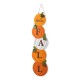 Glitzhome 41.75"H Fall and Christmas Double Sided Wooden Pumpkin and Ornament Porch Sign
