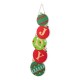 Glitzhome 41.75"H Fall and Christmas Double Sided Wooden Pumpkin and Ornament Porch Sign