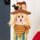 Glitzhome 36"H Fall S/3 Wood Sacrecrow Family Porch Decor, Two Function (S/3 or Single Piece)