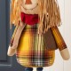 Glitzhome 33-38"H Fall Fabric Scarecrow Porch Decor With Telescoping Legs