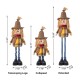 Glitzhome 33-38"H Fall Fabric Scarecrow Porch Decor With Telescoping Legs