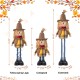 Glitzhome 33-38"H Fall Fabric Scarecrow Porch Decor With Telescoping Legs